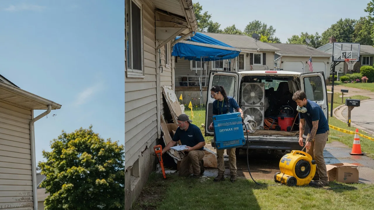 Ceiling Leak Cleanup in Millersburg, IN near me